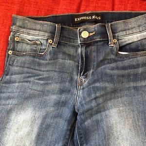 Express high rise skinny jeans